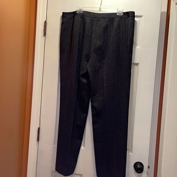 Lafayette 148 New York Black wool wide leg pants - Picture 4 of 8